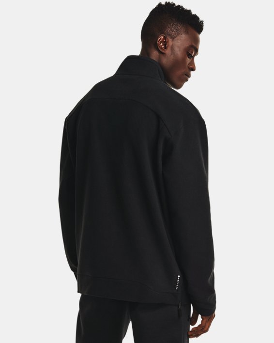 Herren UA RECOVER™ Fleece mit ¼ Zip, Black, pdpMainDesktop image number 1